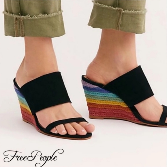 Free People Shoes - NEW Free People Glorieta Wedge Size 7